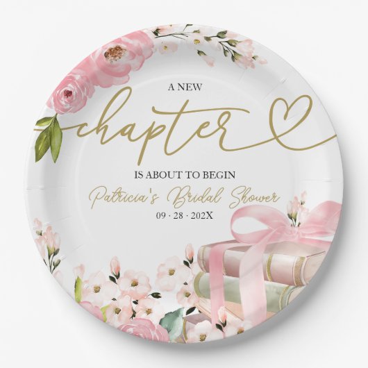 Assiettes En Carton Fête de mariage de A New Chapter Books (Devant)