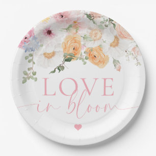 Assiettes En Carton Fête de mariage Millie Floral Love In Bloom