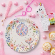 Fête de mariage Pastel Floral Disco Jardin