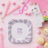 Assiettes En Carton Fête de mariage rétro funky disco (Fête)