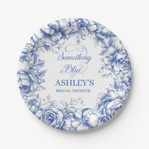 Assiettes En Carton Fête de mariage "Something Blue"