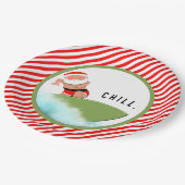 Assiettes En Carton Fête de Noël (Angle)