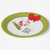 Assiettes En Carton Fête de Noël (Angle)