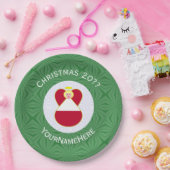 Assiettes En Carton Fête de Noël Angel Drapeau Bahaman (Fête)