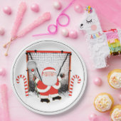 Assiettes En Carton Fête de Noël de crosse (Fête)