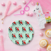 Assiettes En Carton Fête de Noël de Hockey (Fête)