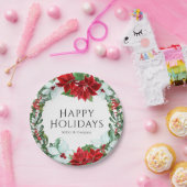 Assiettes En Carton Fête de Noël de l'entreprise moderne (Fête)