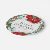 Assiettes En Carton Fête de Noël de l'entreprise moderne (Angle)