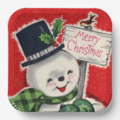 Assiettes En Carton fête de Noël de Noël de Noël (Recto)