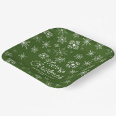 Assiettes En Carton Fête de Noël des Flèches vertes (Angulaire)