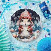 Assiettes En Carton Fête de Noël fantastique Bunny (Fête)