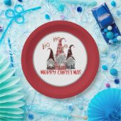 Assiettes En Carton fête de Noël Fête des gnomes (Fête)