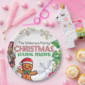Assiettes En Carton Fête de Noël Jeu de Nuit (Fête)