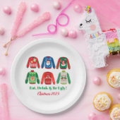 Assiettes En Carton Fête de Noël moche (Fête)