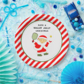 Assiettes En Carton Fête de Noël Pickball (Fête)
