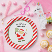 Assiettes En Carton Fête de Noël Pickball (Fête)