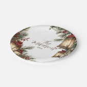 Assiettes En Carton Fête de Noël Russe (Angle)