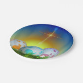 Assiettes En Carton Fête de Pâques (Angle)