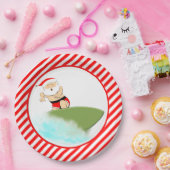 Assiettes En Carton Fête de plage (Fête)