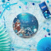 Assiettes En Carton Fête de plage Enchanted Imaginaire de sirène (Fête)