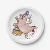 Assiettes En Carton Fête de porc (Devant)