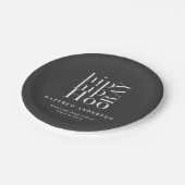 Assiettes En Carton Fête de remise de diplômes hip-hop  (Angle)