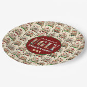 Assiettes En Carton Fête de sueur moche (Angle)