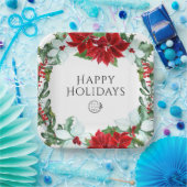 Assiettes En Carton Fête de vacances Ajouter un logo Fête de Noël d'en (Fête)