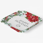 Assiettes En Carton Fête de vacances Ajouter un logo Fête de Noël d'en (Angulaire)