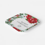 Assiettes En Carton Fête de vacances Ajouter un logo Fête de Noël d'en (Angulaire)