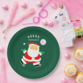 Assiettes En Carton Fête de volley-ball (Fête)