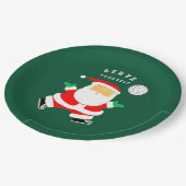 Assiettes En Carton Fête de volley-ball (Angle)