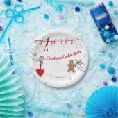 Assiettes En Carton Fête d'échange de biscuits de Noël (Fête)