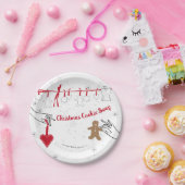 Assiettes En Carton Fête d'échange de biscuits de Noël (Fête)