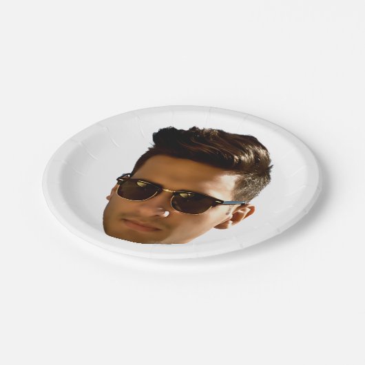 Assiettes En Carton Fête d'enterrement de vie de jeune fille avec déco (Angle)