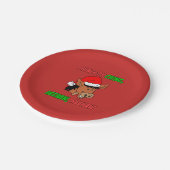 Assiettes En Carton Fête des ânes de Noël en Italie (Angle)