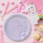 Assiettes En Carton Fête des balances de sirène violette (Fête)