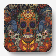 Fête des citrouilles crâne de sucre, Calavera
