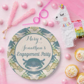 Assiettes En Carton Fête des Crabes-Aquarelle Crabes Bleus, Fiançaille (Fête)