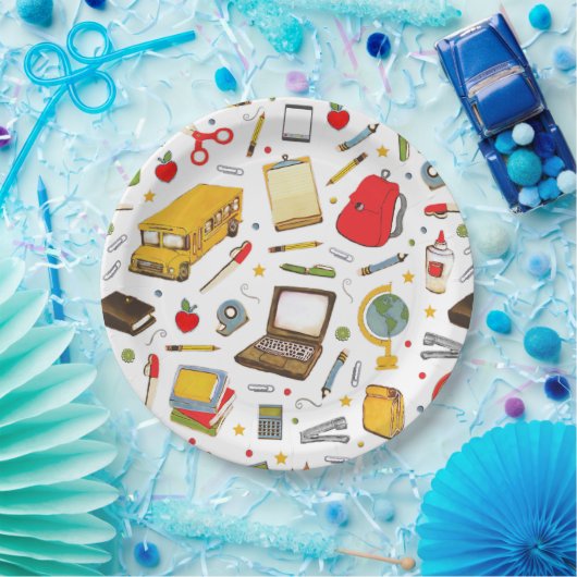 Assiettes En Carton Fête des enseignants (Fête)