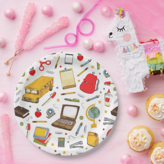 Assiettes En Carton Fête des enseignants (Fête)