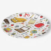 Assiettes En Carton Fête des enseignants (Angle)