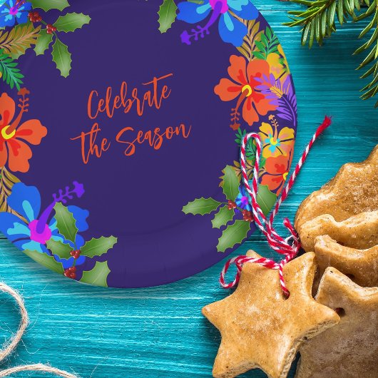 Assiettes En Carton Fête des fêtes de Luau à Hawaii