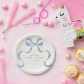 Assiettes En Carton Fête des mariées à mâchoires bleu foncé (Fête)