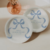 Assiettes En Carton Fête des mariées à mâchoires bleu foncé