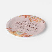 Assiettes En Carton Fête des mariées Citrouille Boho Fall (Angle)