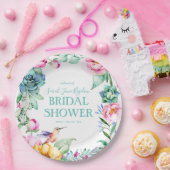 Assiettes En Carton Fête des mariées de Boho de colibri (Fête)