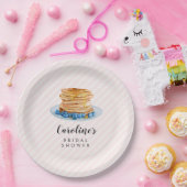 Assiettes En Carton Fête des mariées de brunch rose (Fête)