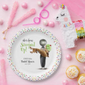 Assiettes En Carton Fête des mariées de crème glacée au chocolat (Fête)