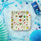 Assiettes En Carton Fête des mariées de cuisine (Fête)